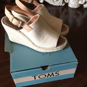 TOMS  Espadrilles Wedge Sandals Monica Oxford